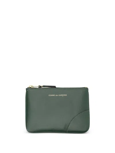 Comme Des Garçons "classic Leather Line 145x105 Mm" Wallet In Green