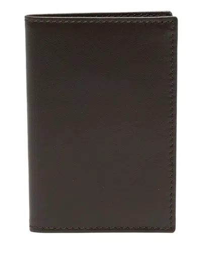 Comme Des Garçons "classic Leather Line 70x105 Mm" Wallet In Brown