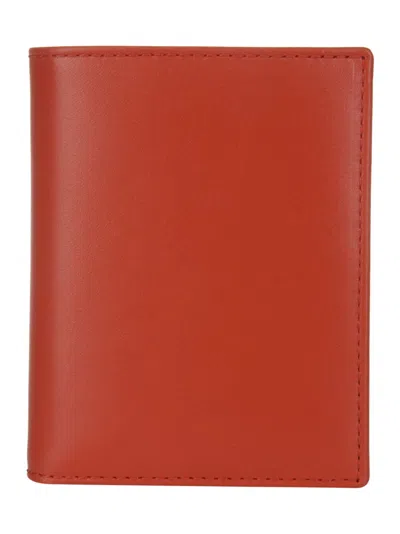 Comme Des Garçons Classic Leather Line A Wallet In Orange