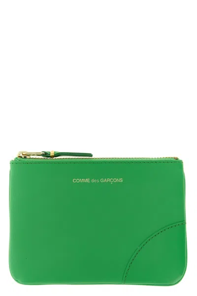 Comme Des Garçons 'classic Leather Line' Cardholder In Grün
