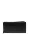 Comme Des Garçons Zip-around Wallet In Black