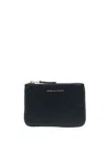 Comme Des Garçons Classic Leather Line Wallet Accessories In Blue