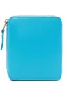 Comme Des Garçons Classic Leather Line Wallet Accessories In Blue