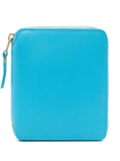 Comme Des Garçons Classic Leather Line Wallet Accessories In Blue