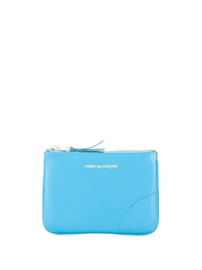 Comme Des Garçons Classic Leather Line Wallet Accessories In Blue