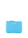 Comme Des Garçons Classic Leather Line Wallet Accessories In Blue