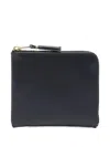 Comme Des Garçons Classic Leather Line Wallet Accessories In Blue