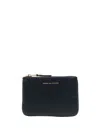 Comme Des Garçons Classic Leather Line Wallet Accessories In Blue