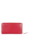 Comme Des Garçons Classic Leather Line Wallet Accessories In Red