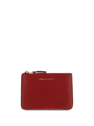 Comme Des Garçons Mini Pocuh In Red