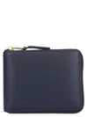 Comme Des Garçons 'classic Leather Line' Wallet In Blue