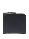 Comme Des Garçons Classic Leather Line Wallet In Blue