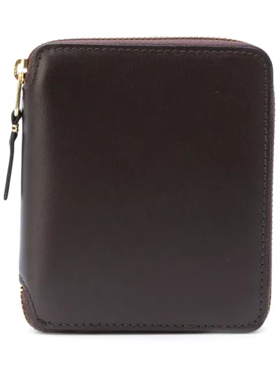 Comme Des Garçons Wallet Classic Leather Line Wallet In Brown
