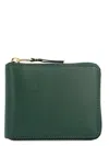 Comme Des Garçons 'classic Leather Line' Wallet In Green