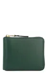 Comme Des Garçons 'classic Leather Line' Wallet In Green