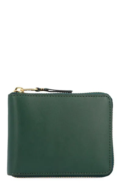 Comme Des Garçons 'classic Leather Line' Wallet In Green