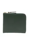 Comme Des Garçons Classic Leather Line Wallet In Green