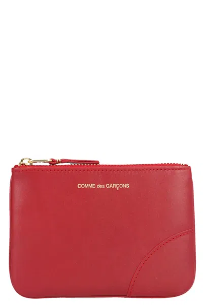 Comme Des Garçons 'classic Leather Line' Wallet In Red