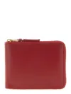Comme Des Garçons Classic Leather Line Wallet In Red