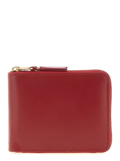 Comme Des Garçons Classic Leather Line Wallet In Red