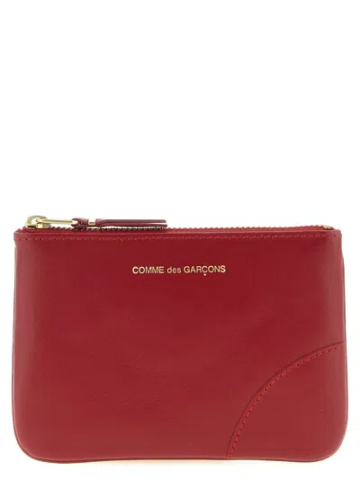 Comme Des Garçons Classic Leather Line Wallet In Red