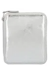 Comme Des Garçons Classic Leather Line Wallet In Silver