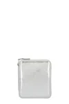 Comme Des Garçons 'classic Leather Line' Wallet In Silver