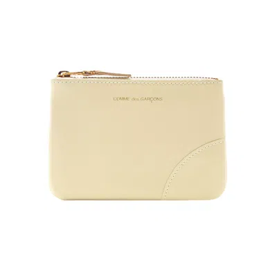 Pre-owned Comme Des Garçons Classic Leather Line Wallet 'white' | Men's Size Onesize