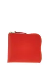 Comme Des Garçons Leather Wallet Hardware Gold-tone
