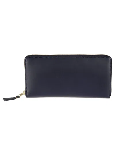 Comme Des Garçons Classic Leather Line Zip-around Wallet In Black