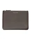 Comme Des Garçons Classic Leather Pouch In Brown