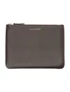 Comme Des Garçons Classic Leather Pouch In Brown
