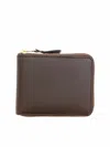 Comme Des Garçons Classic Leather Wallet In Brown In Brown