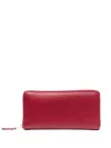 Comme Des Garçons Classic Leather Line Wallet Accessories In Red