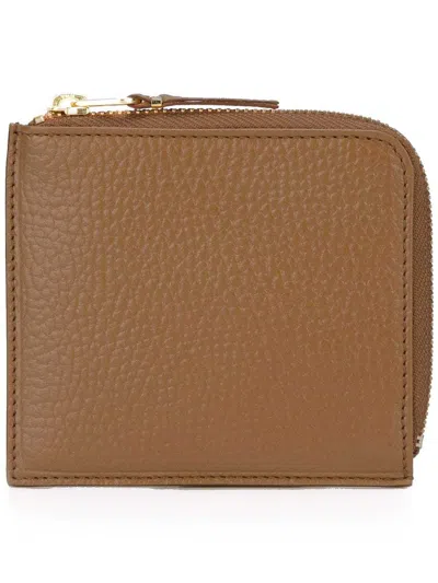 Comme Des Garçons Classic Line Wallet In Brown