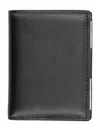 Comme Des Garçons Classic Print Cardholder In Gray