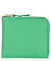 Comme Des Garçons Classic Small Wallet In Green