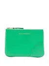 Comme Des Garçons Classic Wallet In Green