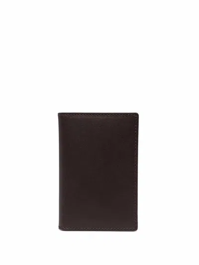 Comme Des Garçons Classic Wallet No Zip In Brown