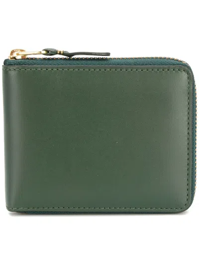 Comme Des Garçons Classic Wallet With Zip In White
