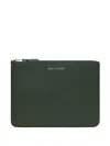 Comme Des Garçons Classic Zip Wallet In Green