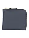 Comme Des Garçons Classic Zip Wallet In Navy