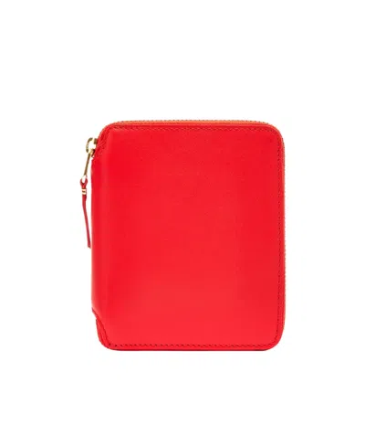 Comme Des Garçons Classic Zipper Wallet In Red