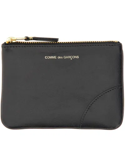 Comme Des Garçons Clutch Small Con Zip In Black