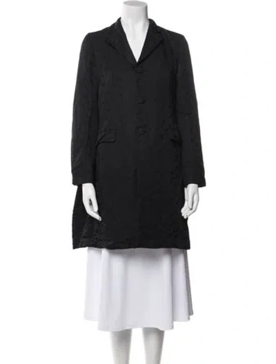 Pre-owned Comme Des Garçons Coat In Black