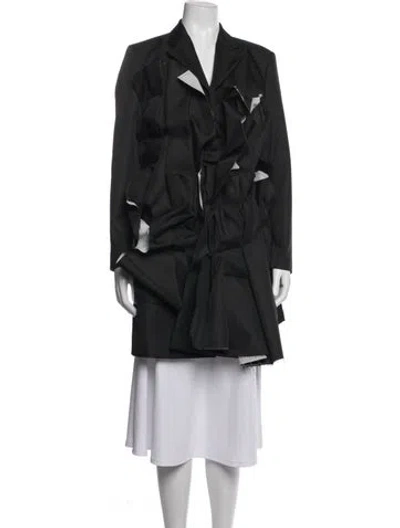 Pre-owned Comme Des Garçons Coat In Black