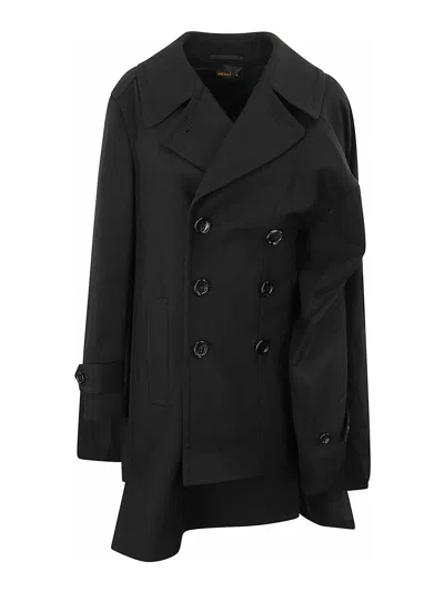 Comme Des Garçons Coat In Black