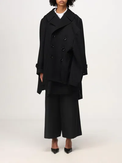 COMME DES GARÇONS COAT COMME DES GARÇONS WOMAN COLOR BLACK,G30907002