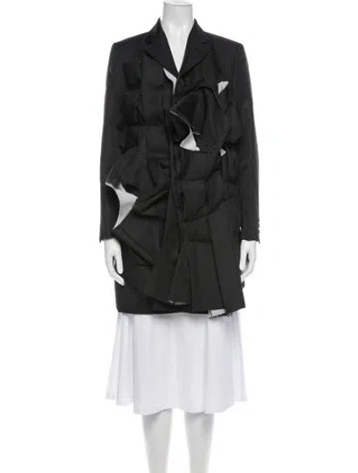 Pre-owned Comme Des Garçons Coat W/ Tags In Black