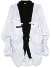 Comme Des Garçons Comme Des Garcons Coat With Contrasting Inserts